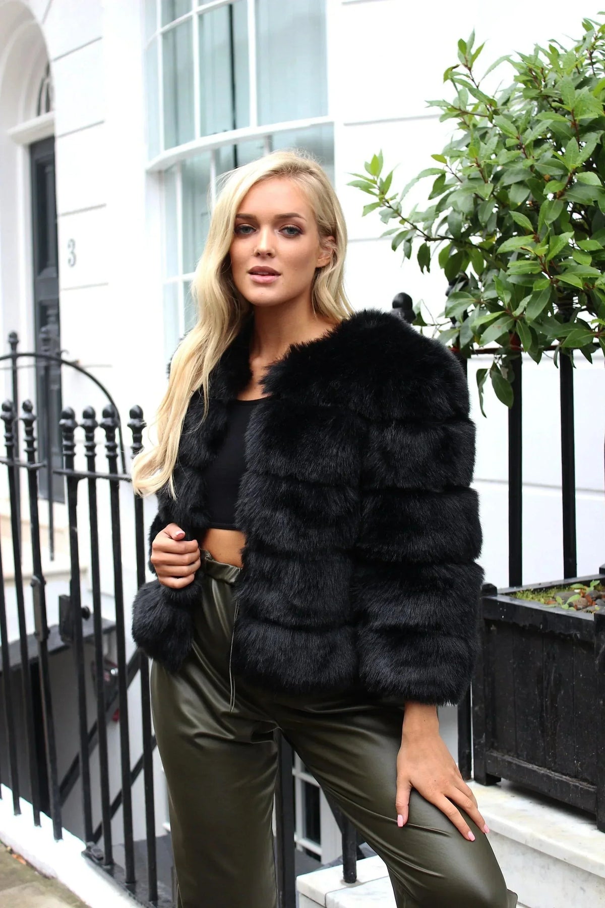 Deborah | Women's Short Faux Fur Jacket