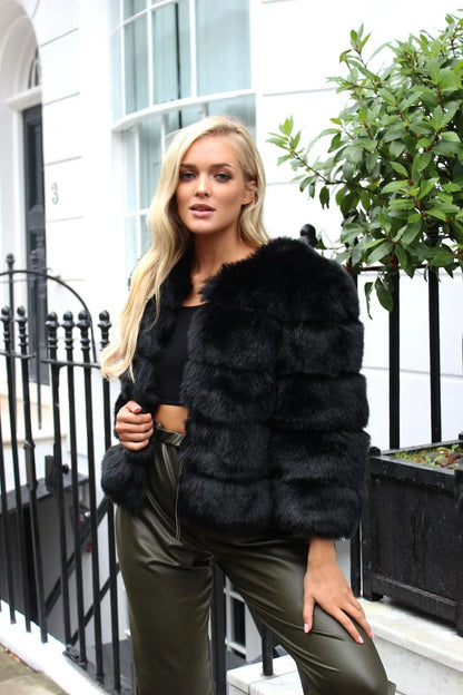 Deborah | Women's Short Faux Fur Jacket