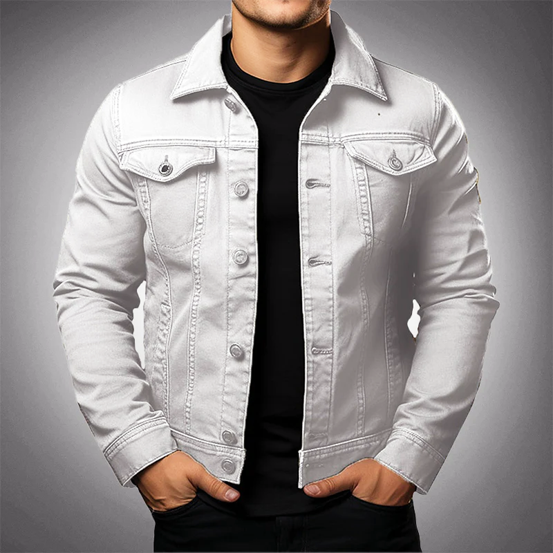 Timothy | Men's Denim Jacket with Flap Pockets