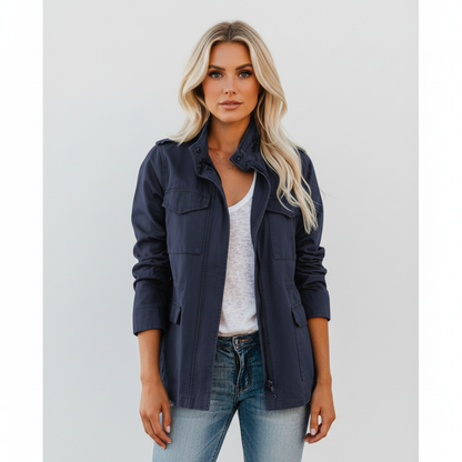 Camila | Women's Casual Coat with Utility Style