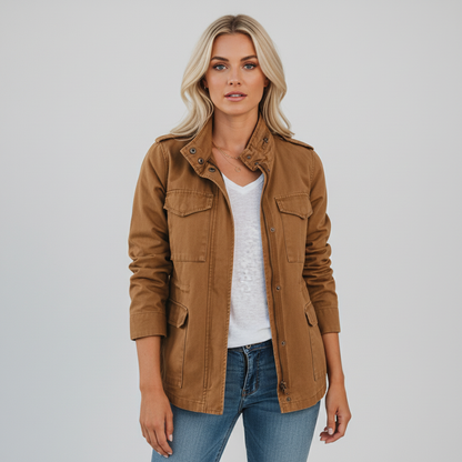 Camila | Women's Casual Coat with Utility Style