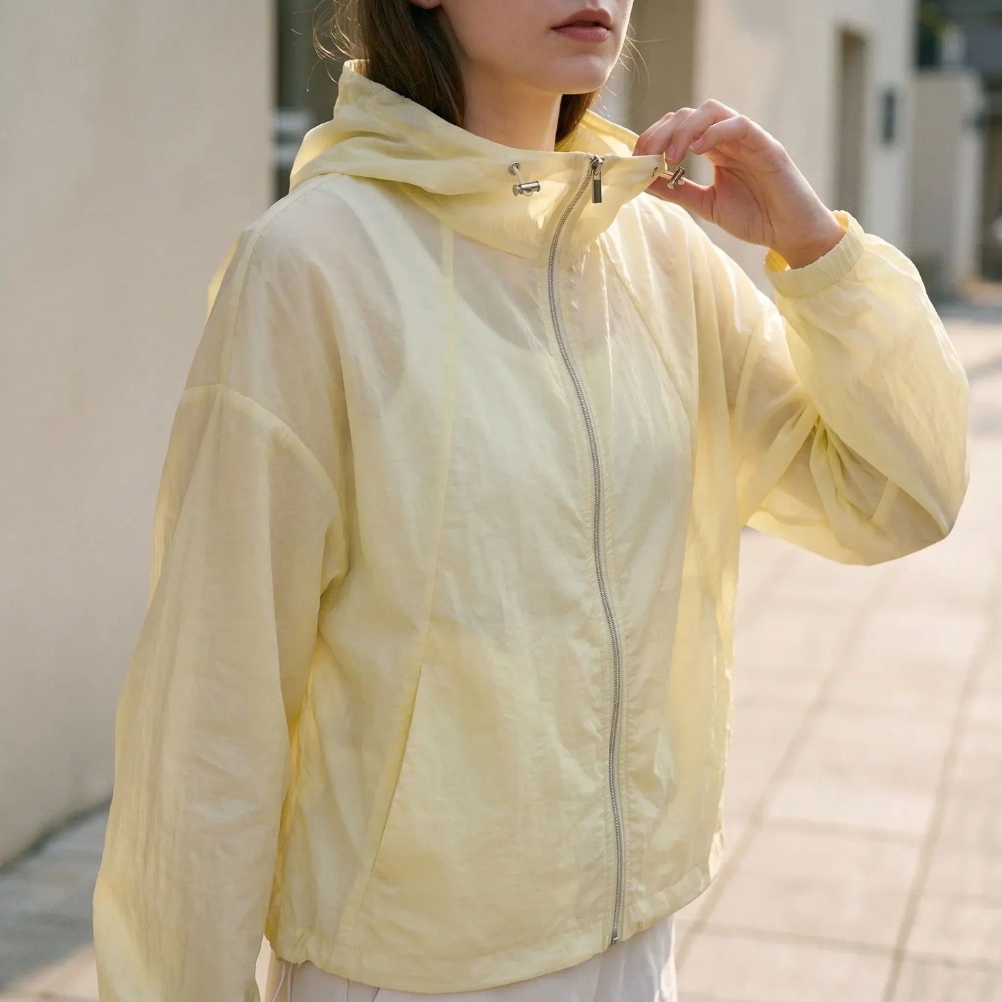 Willow | Lightweight Hooded Windbreaker Jacket
