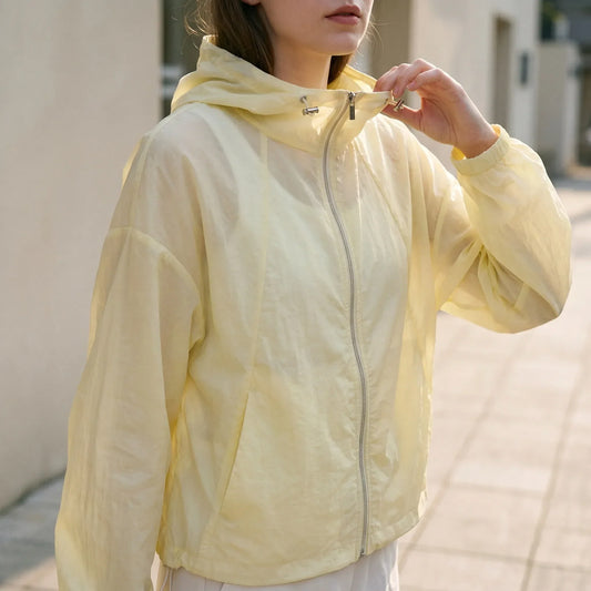 Willow | Lightweight Hooded Windbreaker Jacket