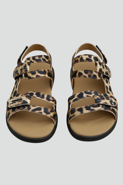 Orelia | Women heeled sandals with multi strap and open toe