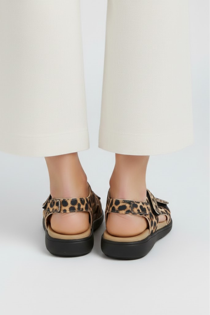 Orelia | Women heeled sandals with multi strap and open toe