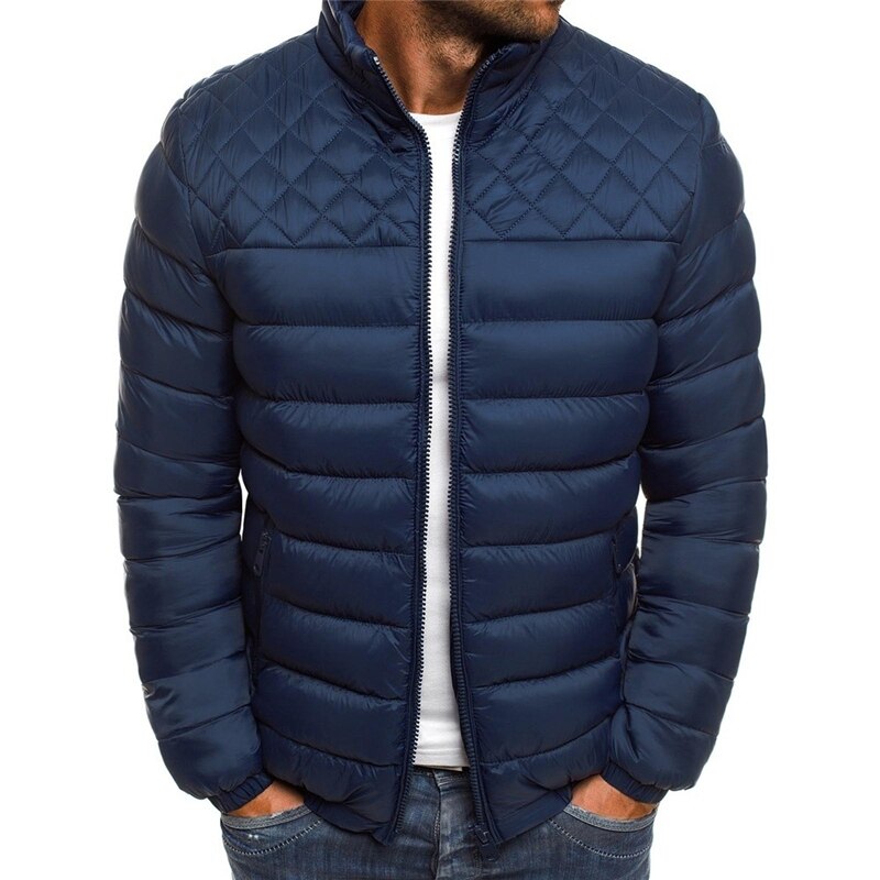 Nicholas | Elegant Puffer Winter Jacket with Stand Collar
