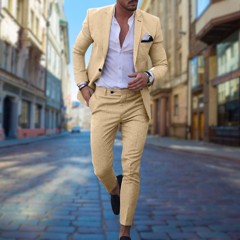 Nolan | Men's slim fit suit with tailored formalwear style