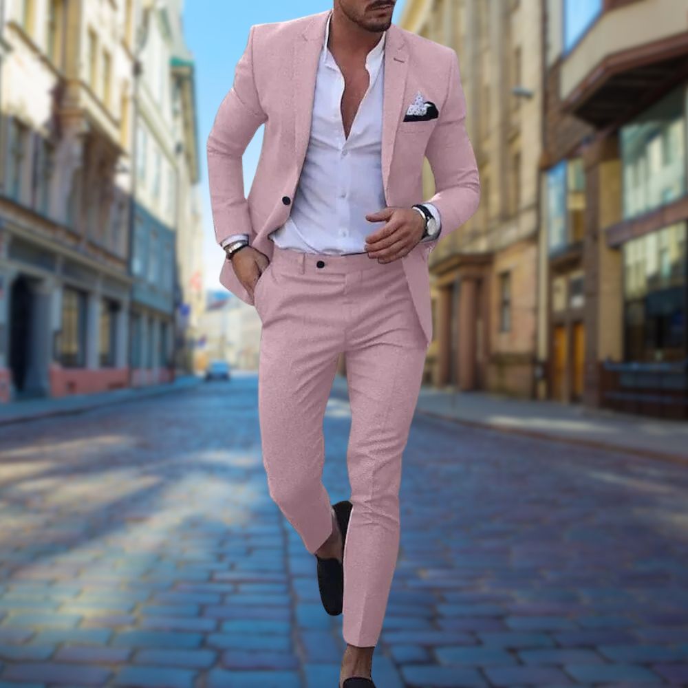 Nolan | Men's slim fit suit with tailored formalwear style