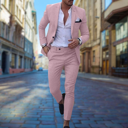 Nolan | Men's slim fit suit with tailored formalwear style