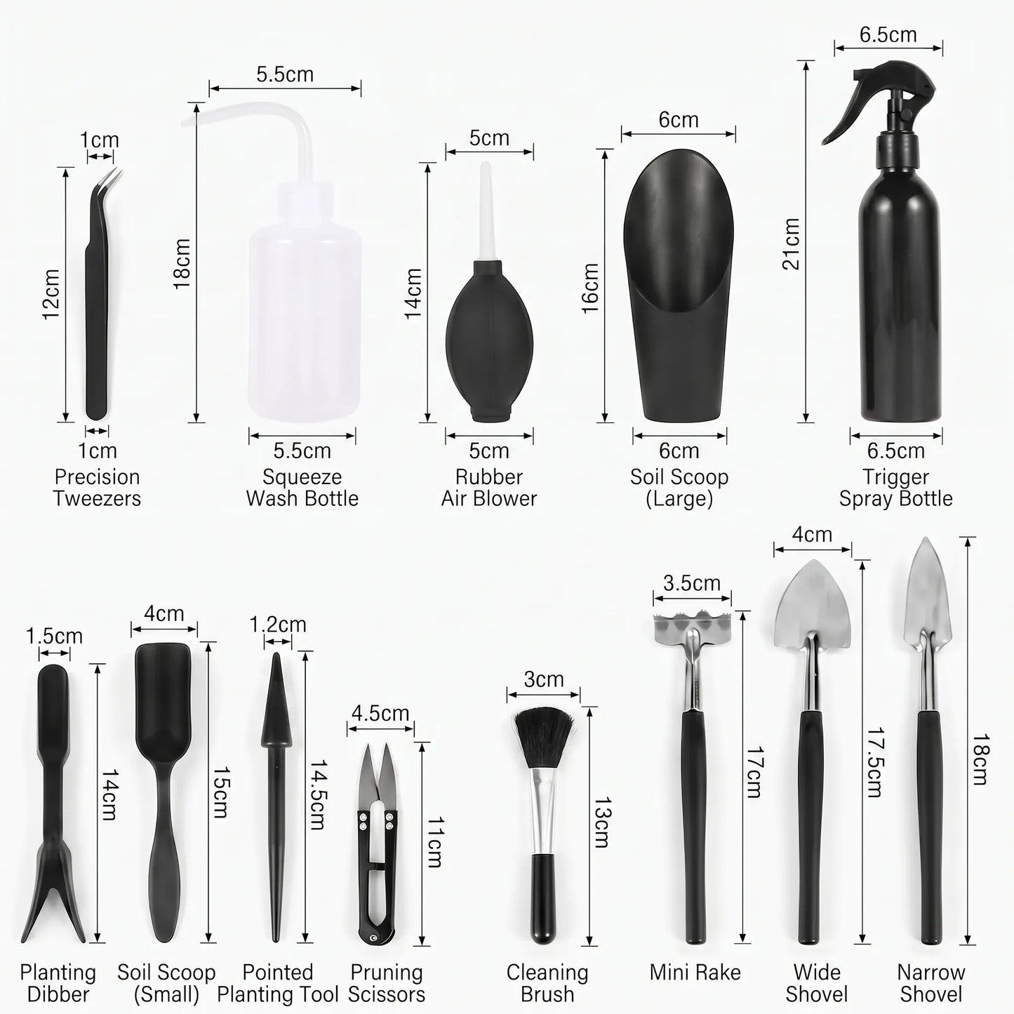 Homey | Indoor Gardening Tool Set with Plant Care Accessories