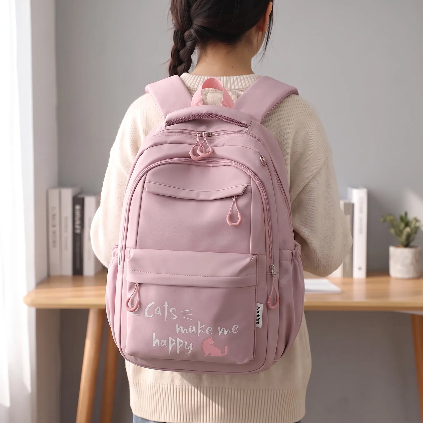 Ariana | Spacious Backpack with Practical Pockets for School & Daily Use