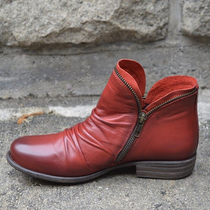 Grace | Trendy Ankle Boots with Side Zipper