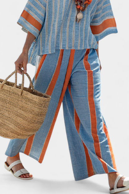 Julianna | Bold Striped Two Piece Set