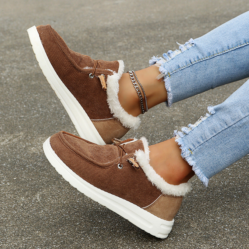 Carolyn | Warm Plush-Lined Casual Winter Shoes