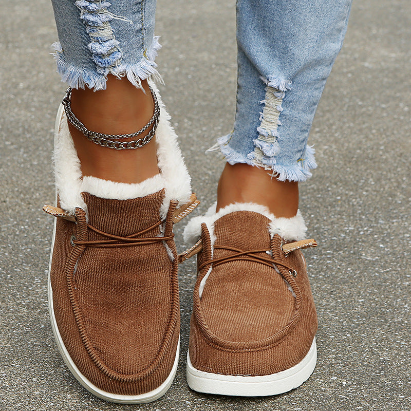Carolyn | Warm Plush-Lined Casual Winter Shoes