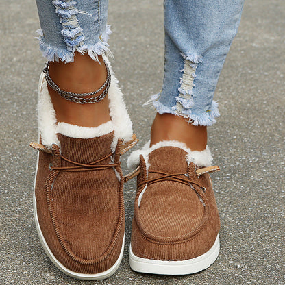 Carolyn | Warm Plush-Lined Casual Winter Shoes