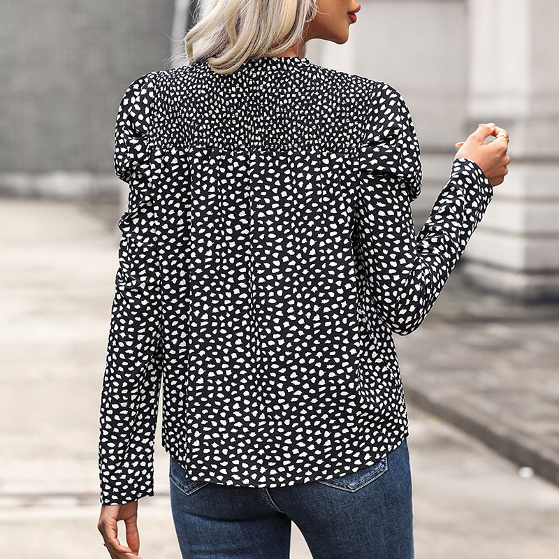 Sofia | Women's Modern Blouse with Puff Sleeves