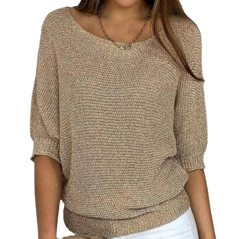 Elizabeth | Comfort Knit Sweater with Wide Neck