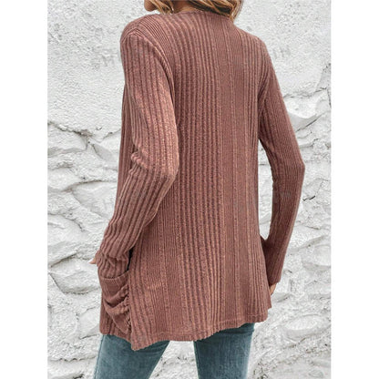 Grace | Women's Cardigan with Open Design and Pockets