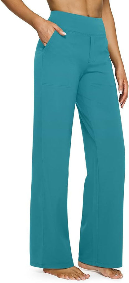 Scarlett | Women's Wide Sports Trousers with High Rise