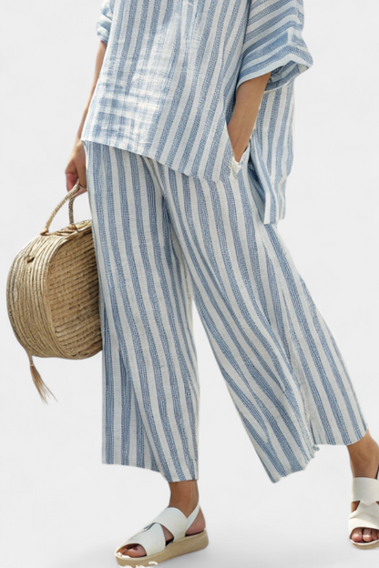 Seraphina | Coastal Stripe Top & Pants