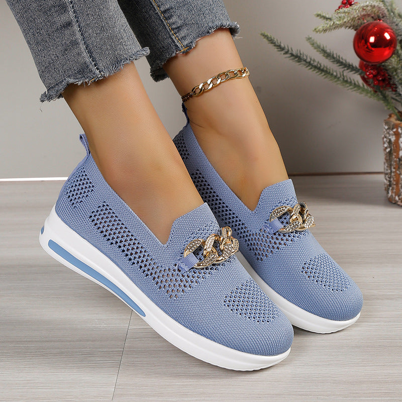 Catherine | Women's Casual Slip-On Knit Sneakers
