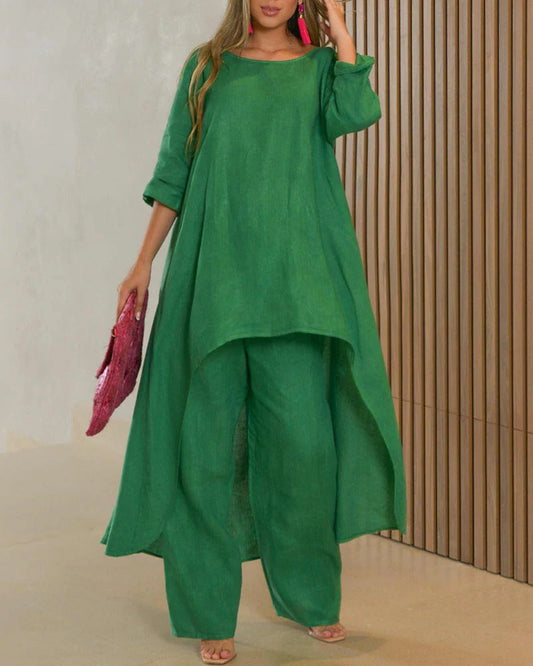 Hadassah | Women’s Off-Shoulder Two-Piece Outfit Set | Elegant
