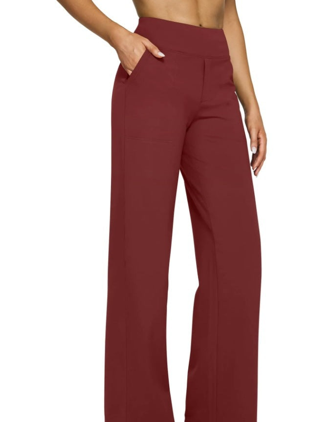 Scarlett | Women's Wide Sports Trousers with High Rise