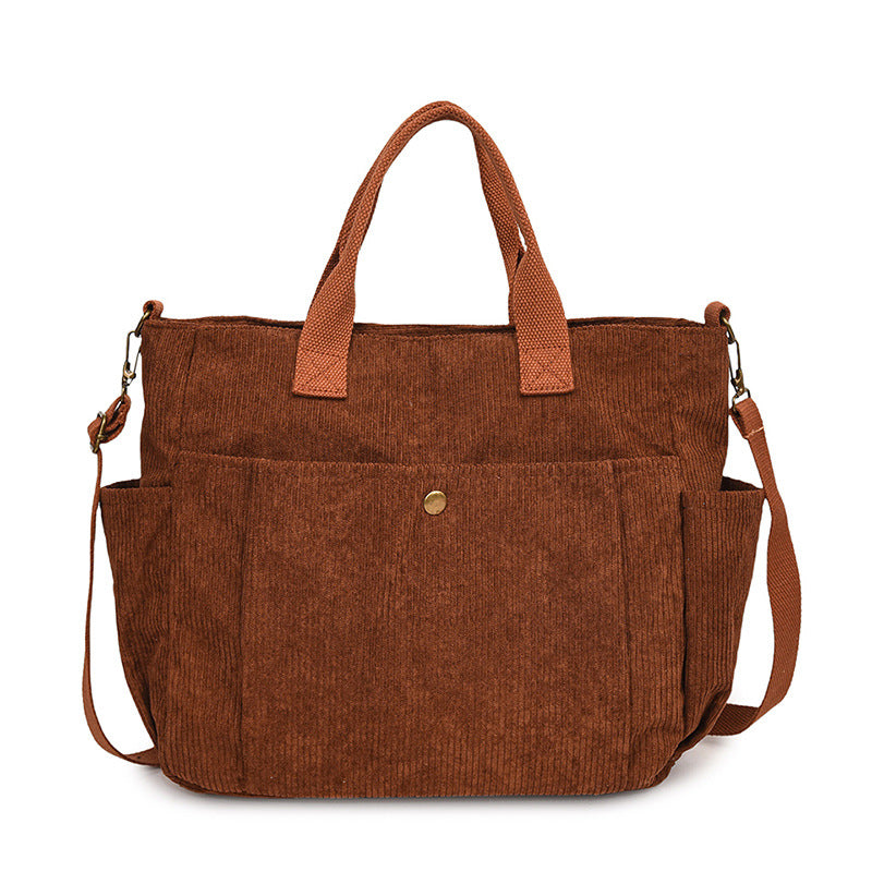 Madison | Corduroy Shoulder Bag with Comfortable Strap