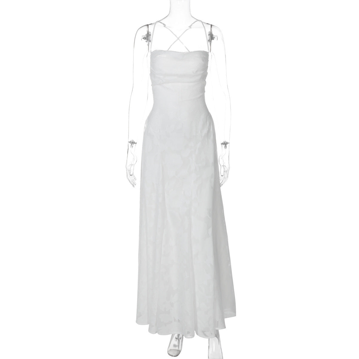 Mia | Women's Elegant Evening Dress with Floral Pattern