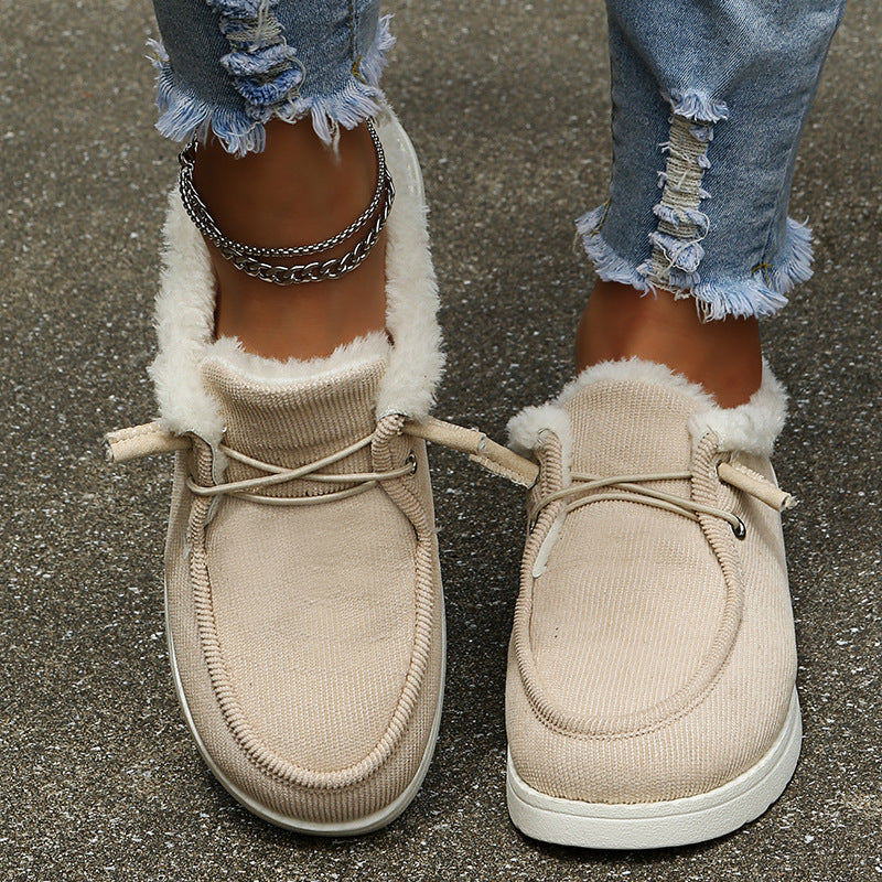 Carolyn | Warm Plush-Lined Casual Winter Shoes