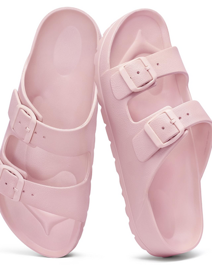 Penelope | Women’s comfort EVA slide sandals with buckles