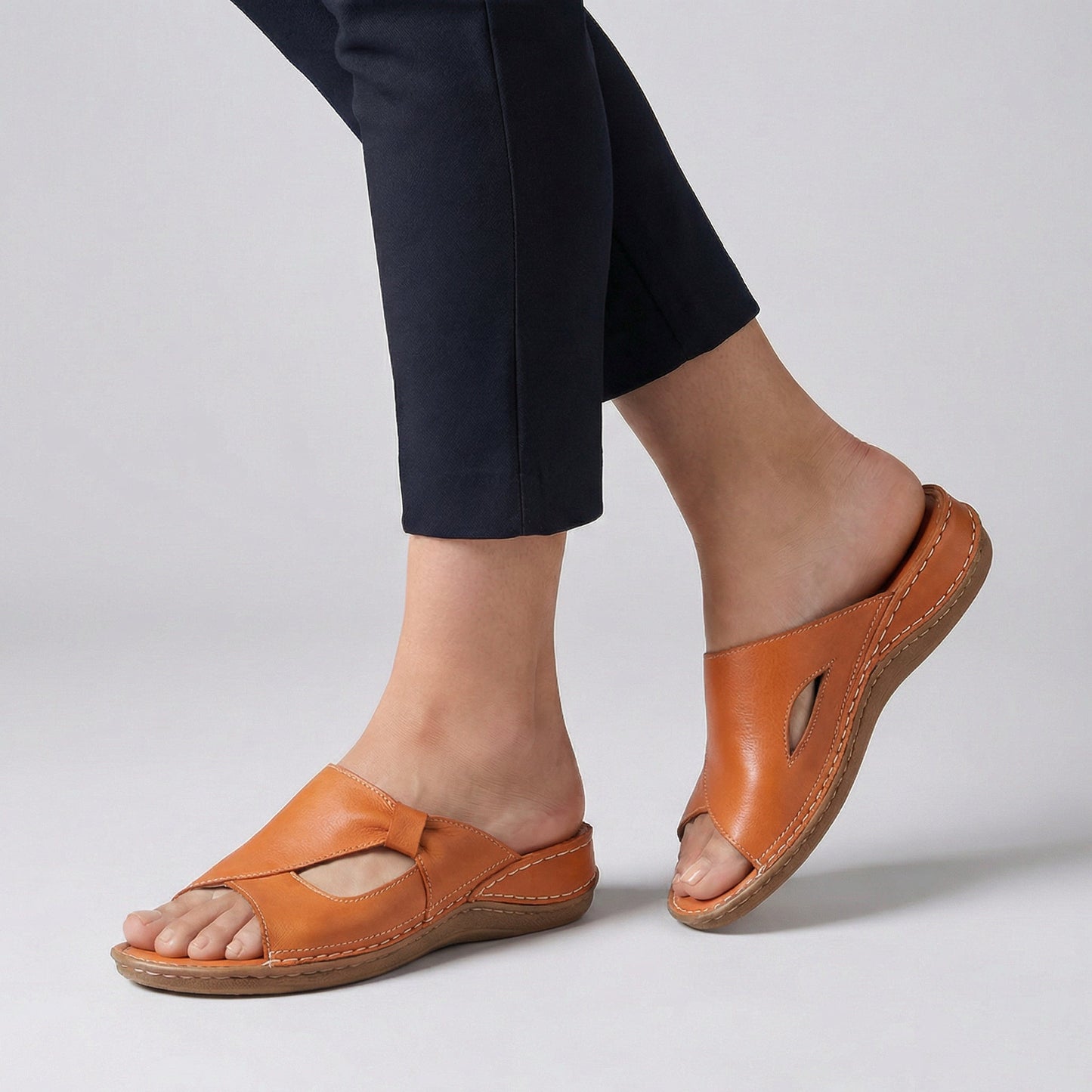 Callista | Women’s orthopedic slide sandals with open toe