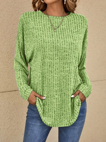 Sharon | Women's Crew Neck Long Sleeve Sweater