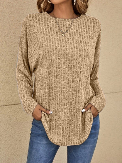 Sharon | Women's Crew Neck Long Sleeve Sweater