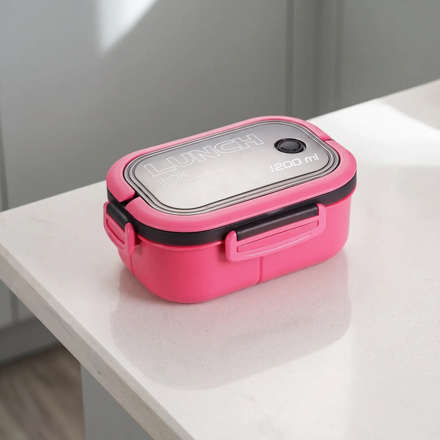 Naomi | Portable Bento Box with Compartments and Two-Tier Design