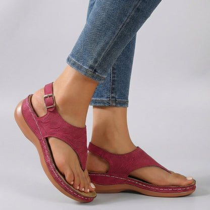 Josephine | Women’s comfort wedge sandals with ankle strap