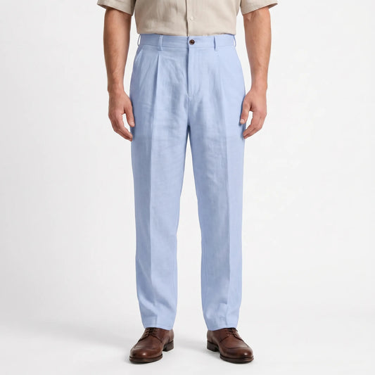 Isaac | Loose Fit Pants with Straight Leg