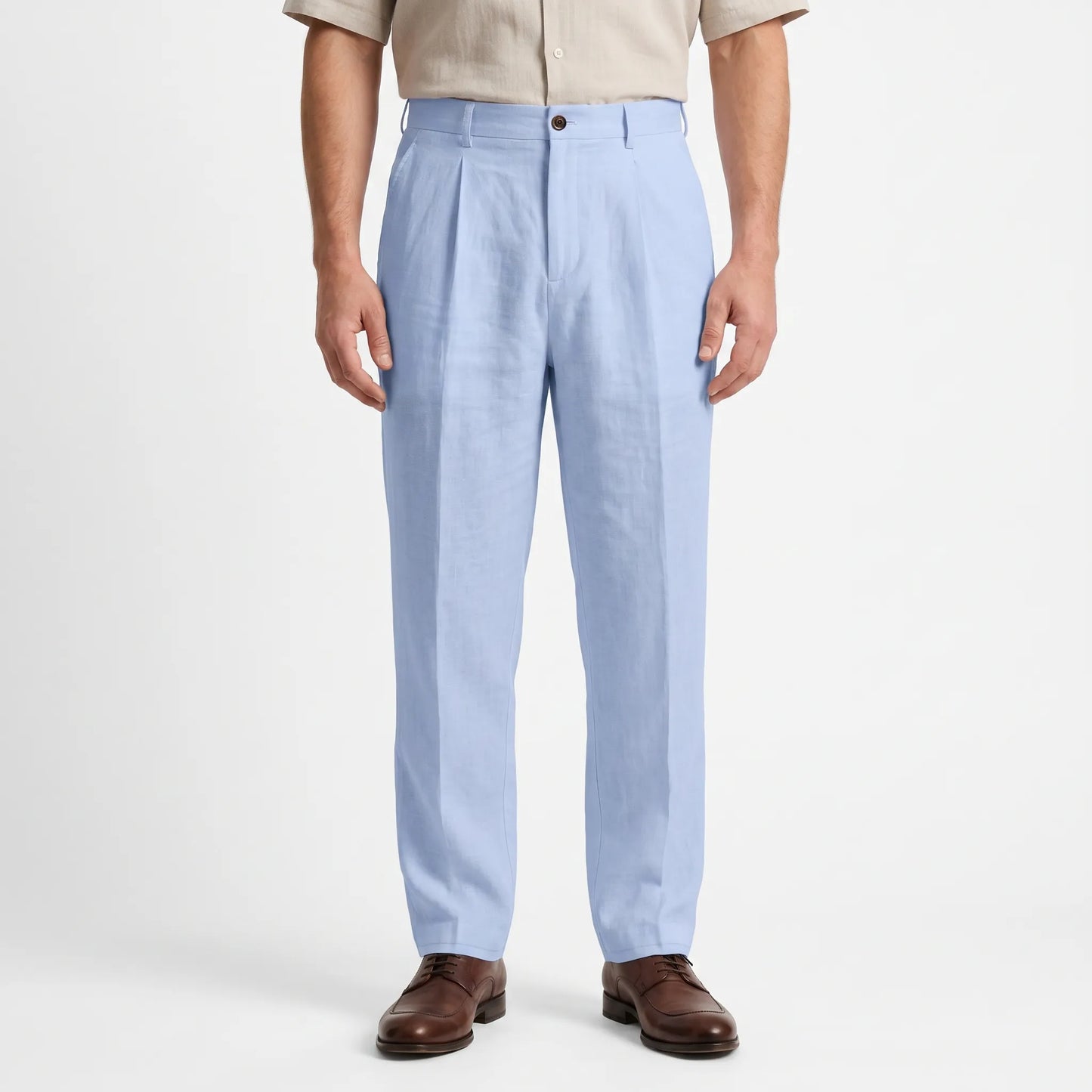 Isaac | Loose Fit Pants with Straight Leg