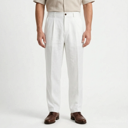 Isaac | Loose Fit Pants with Straight Leg