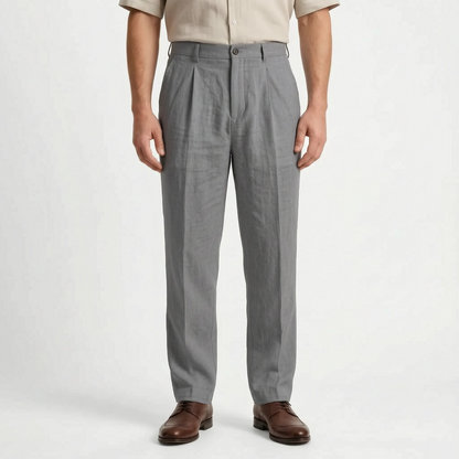 Isaac | Loose Fit Pants with Straight Leg