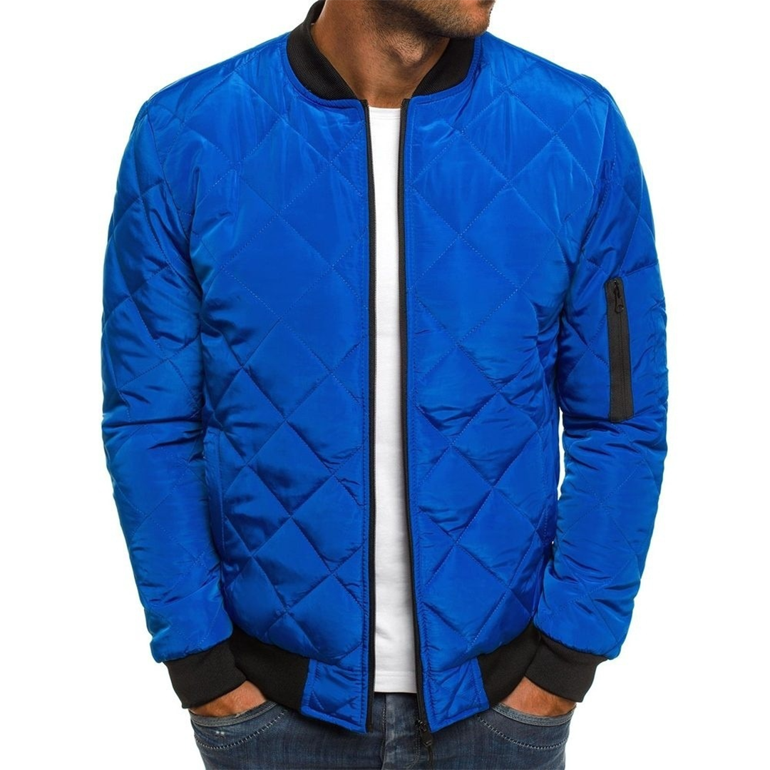 Gary | Quilted Bomber Jacket with Sleeve Pocket