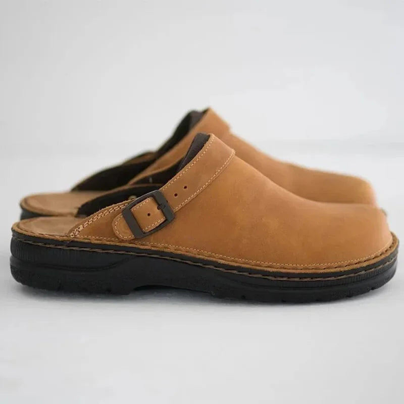 Leon | Men ergonomic clogs with adjustable strap and thick sole