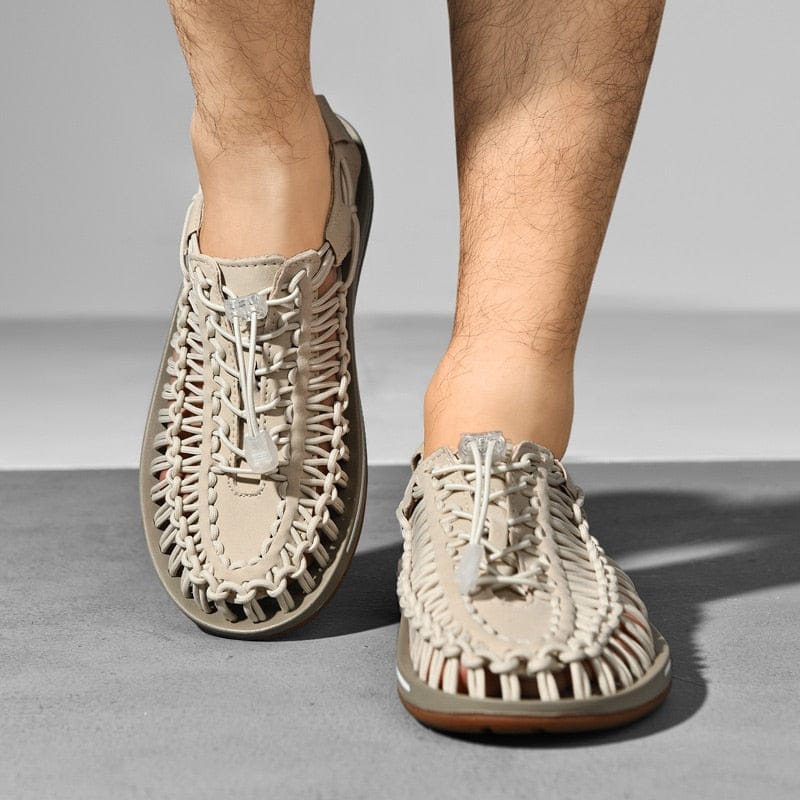 Violet | Casual Woven Sandals with Adjustable Fit