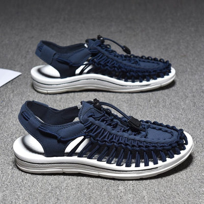 Violet | Casual Woven Sandals with Adjustable Fit