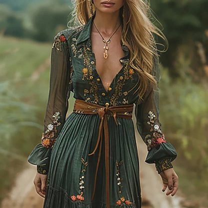 Zaria | Women’s Boho Maxi Dress | Floral