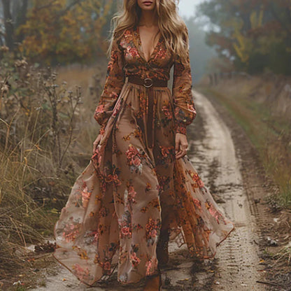 Zaria | Women’s Boho Maxi Dress | Floral