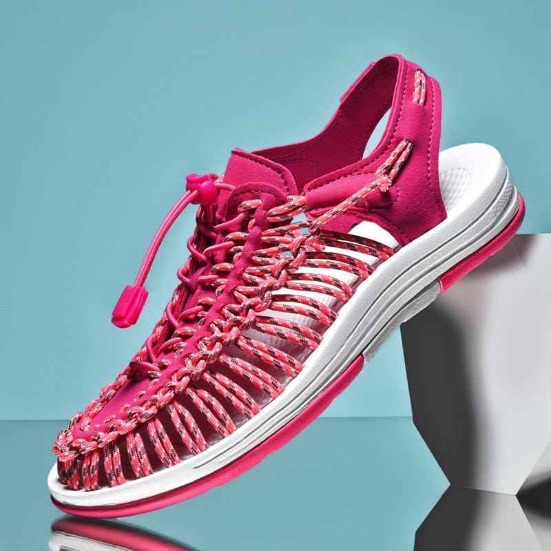 Violet | Casual Woven Sandals with Adjustable Fit