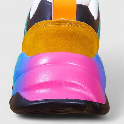 Zeno | Women’s Colorful Platform Running Sneakers | Laces
