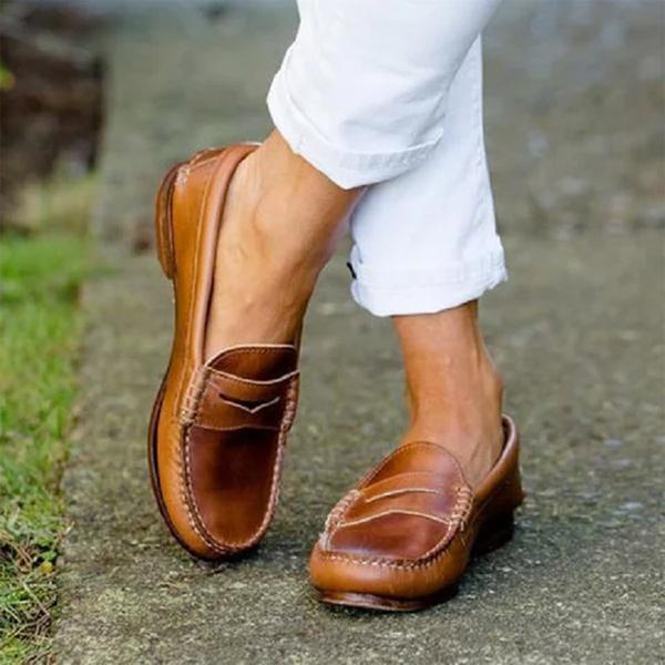 Eleanor | Women's Classic Penny Loafers Slip On Casual Shoes